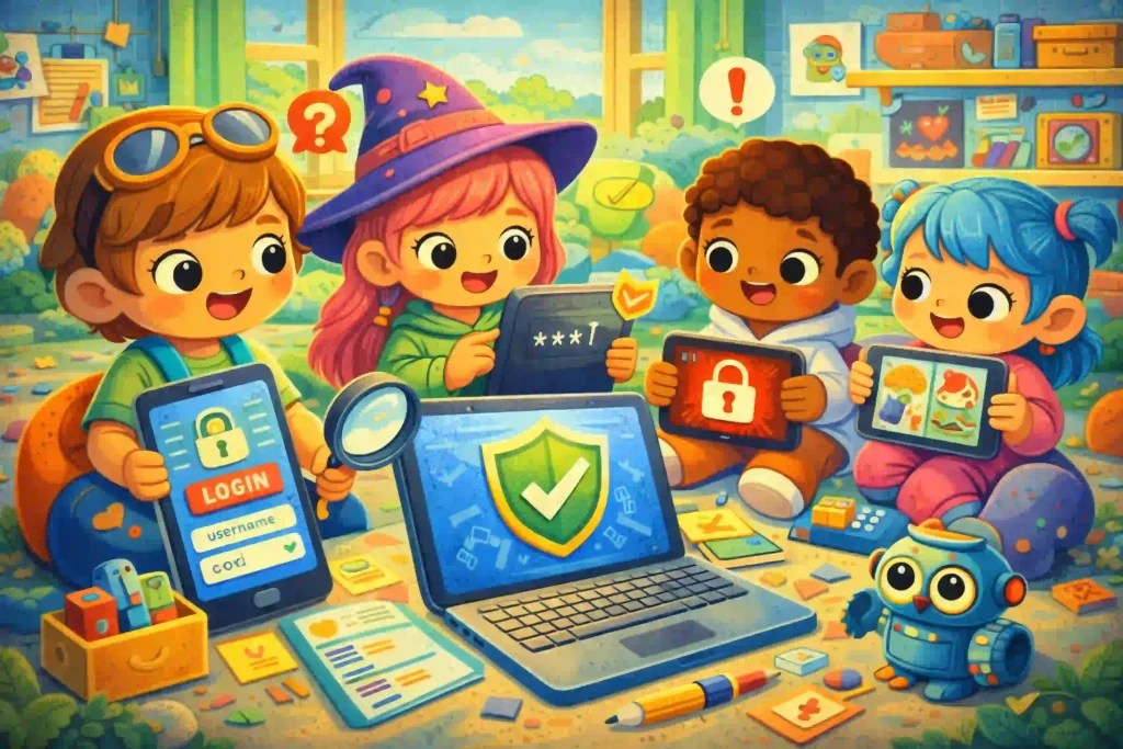All Questions About Toca Boca World MOD APK, characters in a room talkinf about features and security risks