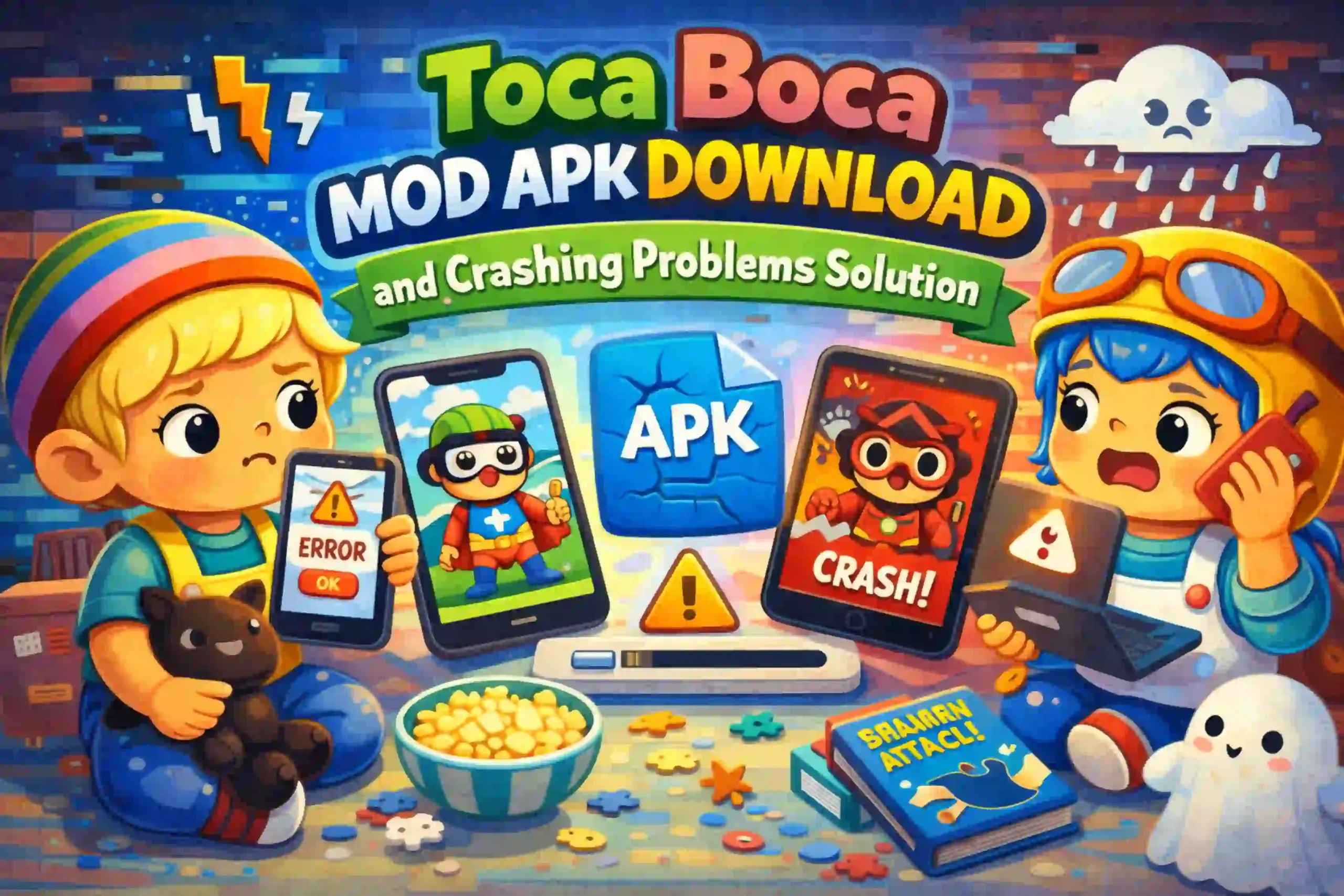 Toca Boca Mod APK Download And Crashing Problems Solution featured image